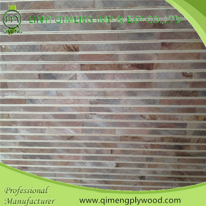 Nature Veneer or Melamine Paper Face 16-18mm Block Board Block Board Plywood with Furniture Useing