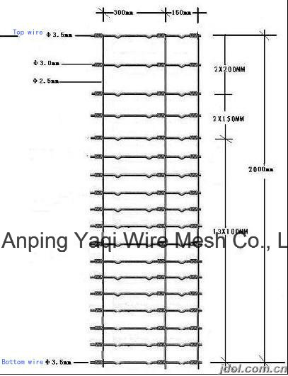 High Quality Hinge Joint Knot Field Fence in Good Price