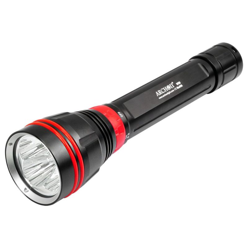 Aluminum Alloy Dive Flashlight CREE LED Waterproof IP68