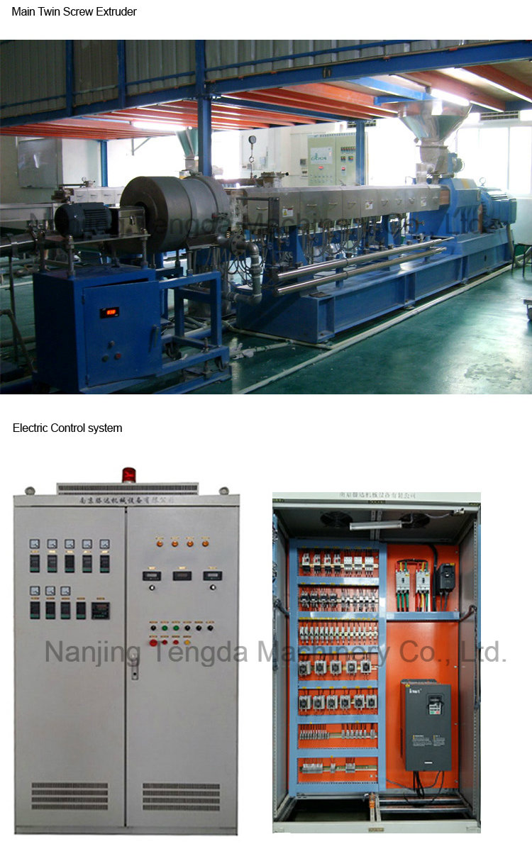 Granulating Rubber Twin Screw Extruder Machine