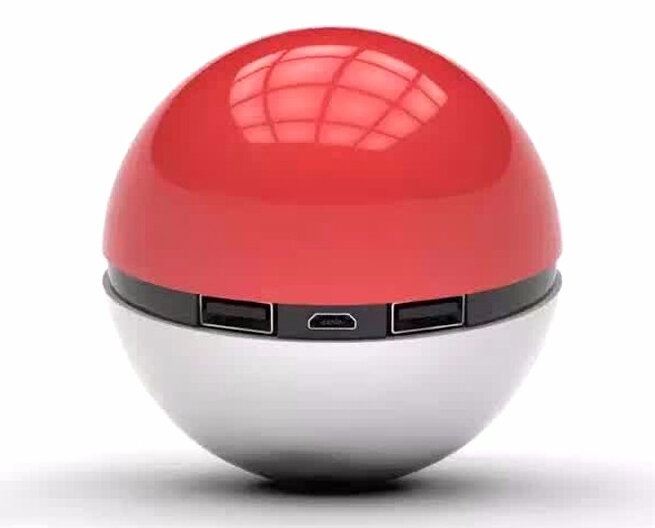 New Design Hot Magic Ball Power Bank Charger Pokemon Go 10000mAh