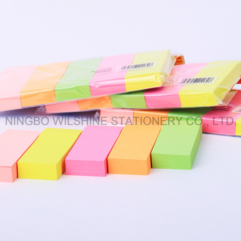 High Quality Neon Paper Cube Sticky Notes for School and Office (SN012)
