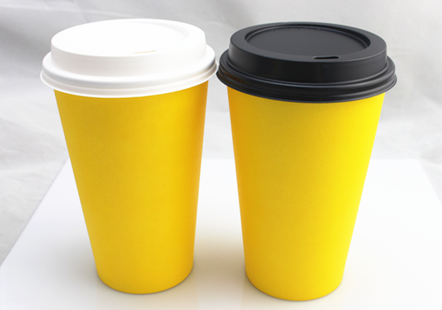 16oz Disposable Single Wall Coffee Paper Cup with Lids/Cover