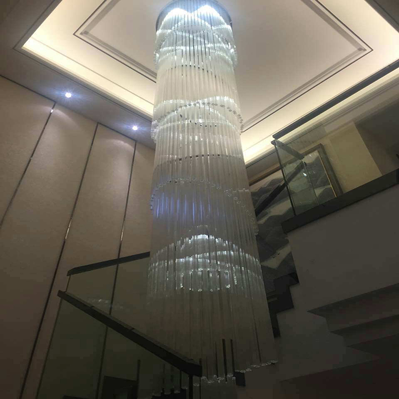 Big Size White Luxury Crystal Pendant Lighting with Hotel