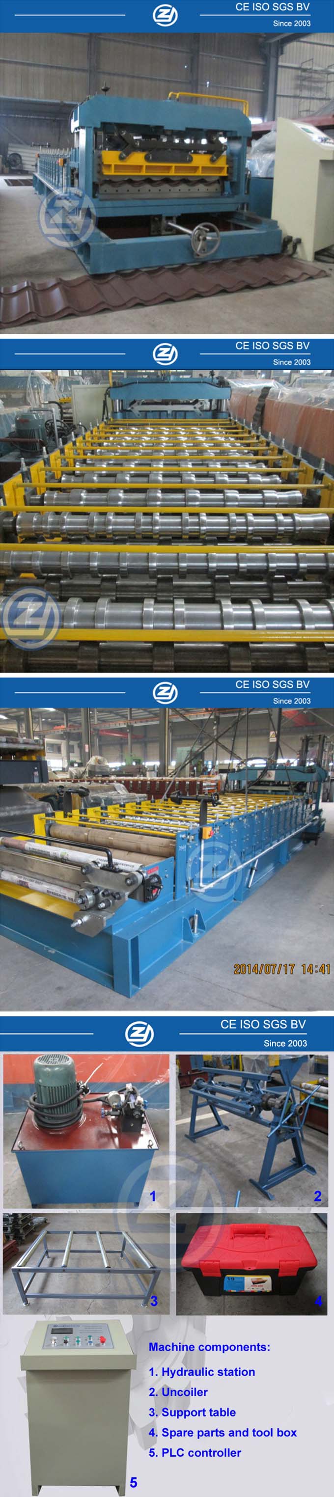 Glazed Tile Forming Machine