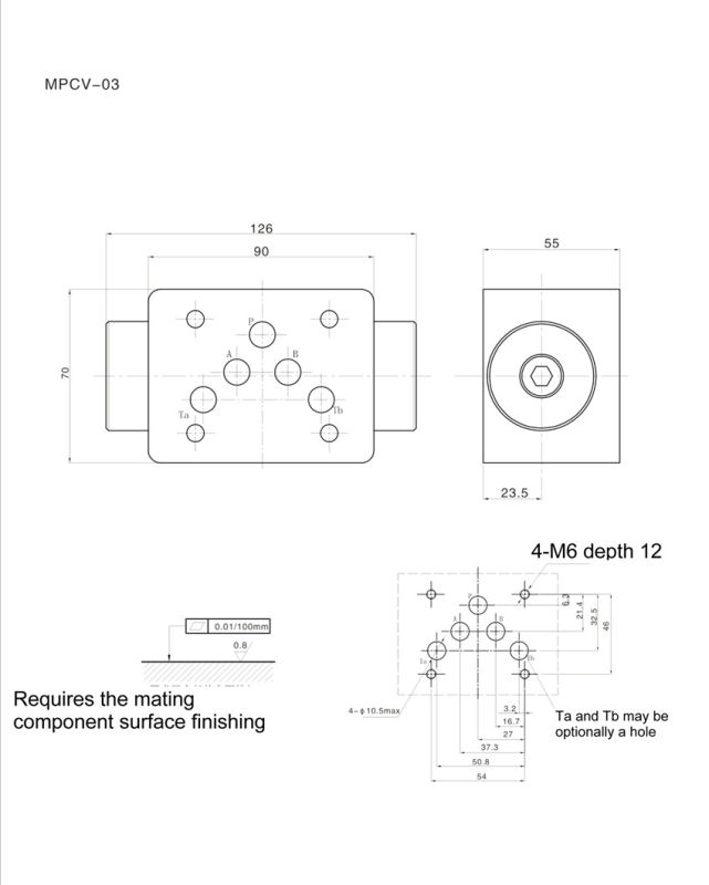 Mpcv Series Modular Pilot Operated Check Valves (MPCV-02)