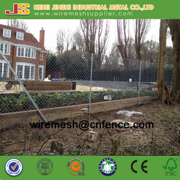 Galvanized Security Chain Link Fencing Made in China