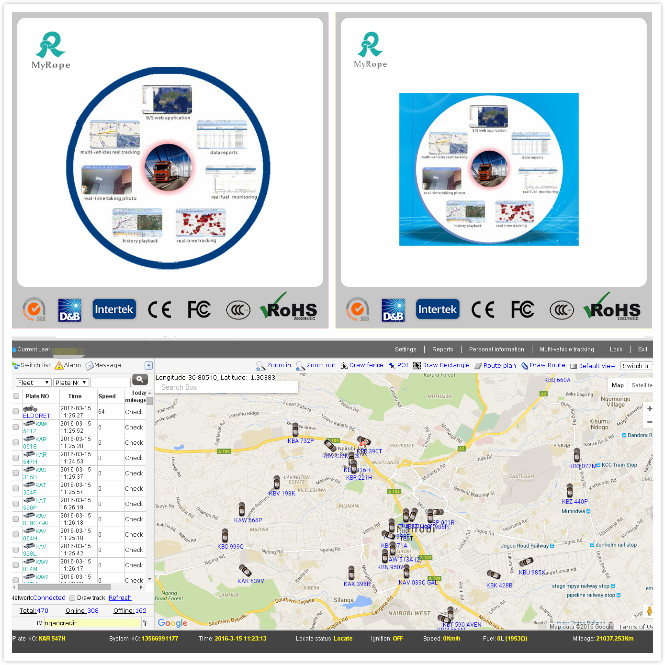 GPS Tracking Web Server for Fleet Management