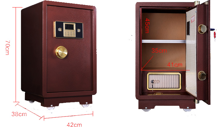 Electronic Solid Steel Wall-Hidden Safe for Home and Office (SJJ70)