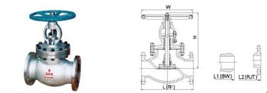 API Cast Steel Globe Valve