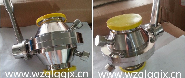 Sanitary Stainless Steel Clamped Butterfly Ball Valve