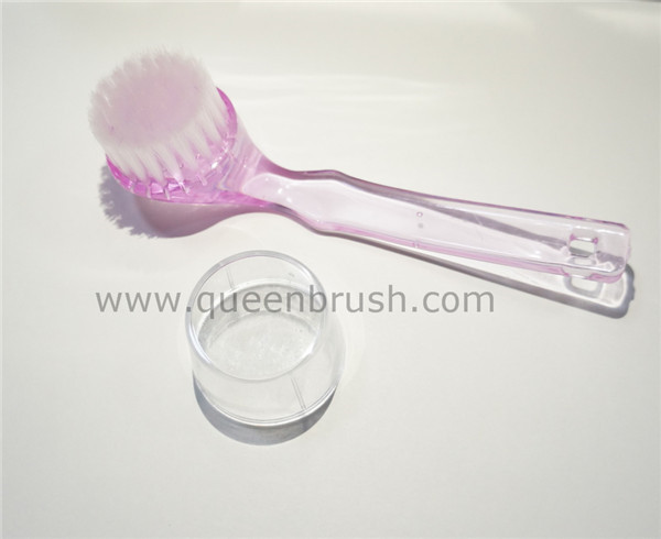 Hot Sale Long Plastic Handle Cleaning Face Brush