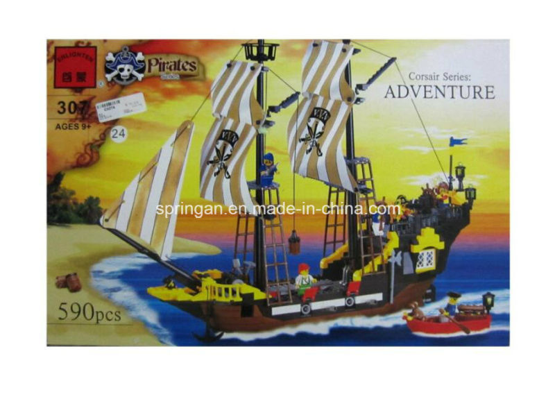 Pirates Series Designer Corsair Adventure 590PCS Block Toys
