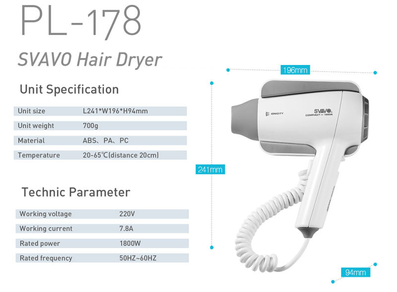 Bathroom Hair Dryer Pl-178
