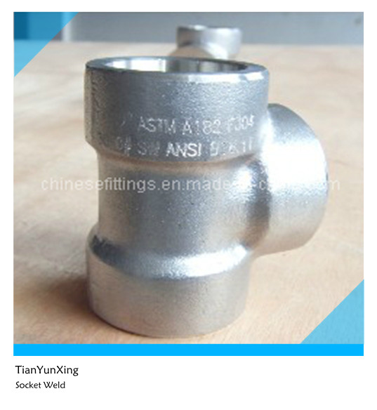 ANSI Sw Stainless Steel Forged Fittings Socket Weld Tee