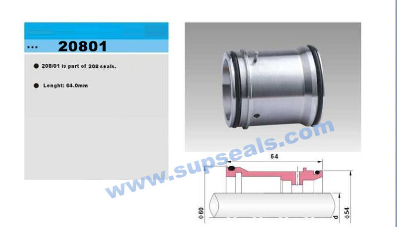 Mechanical Seal for Sanitary Pump 20801