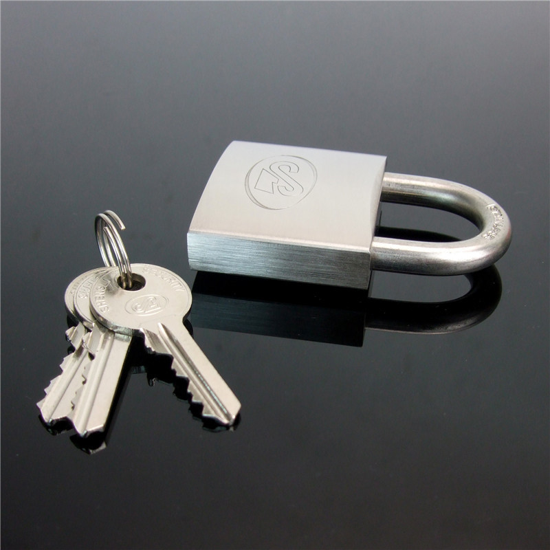 Water Proof High Quality Stainless Steel Padlock with Brass Key