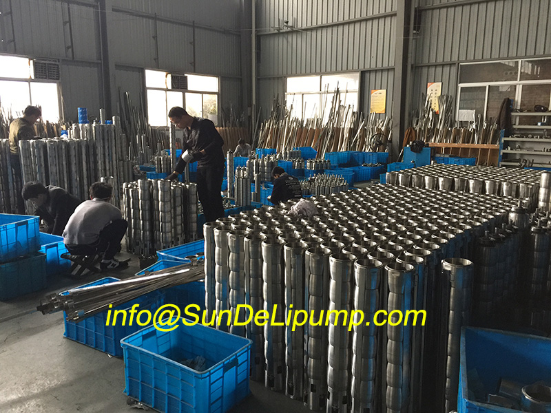 (8SP95/1-5.5kw) 6inch/8inch/10inch Stainless Steel Deep Well Electric Submersible Water Pump