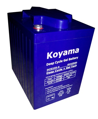 12V150ah-Deep Cycle Gel Battery for Electric Boats (DCG150-12)