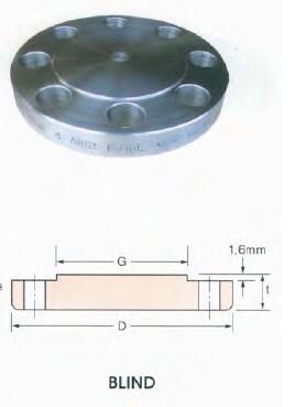 JIS B2220 Gr 3 Titanium Blind Flange