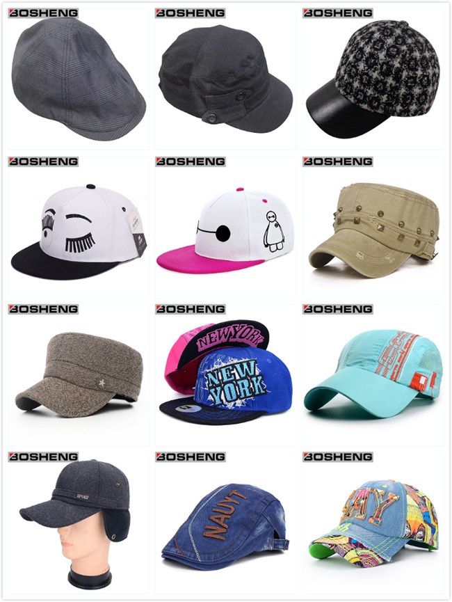 Mens Fashion Muliticor Print 6 Panel Hip Hop Hat Baseball Cap