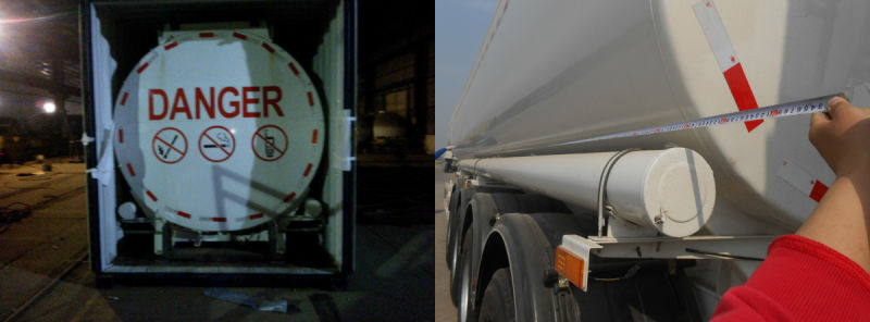 Four Axles Air Suspension Fuel Tank Trailer