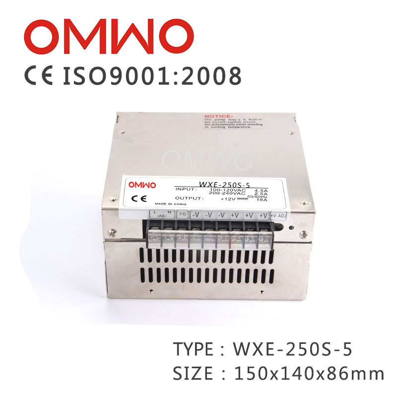 Wxe-250s-5 Single Output Switching Power Supply