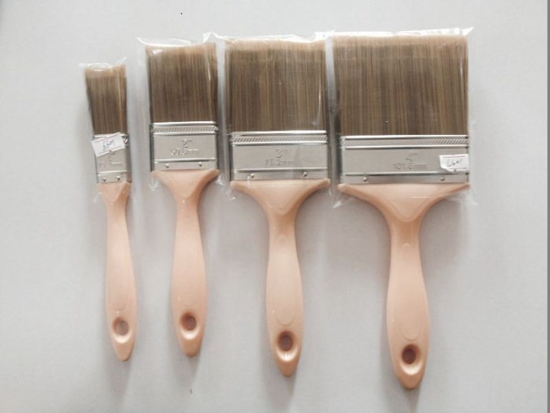 High Quality Wooden Handle Bristle Paint Brush (YY-615)