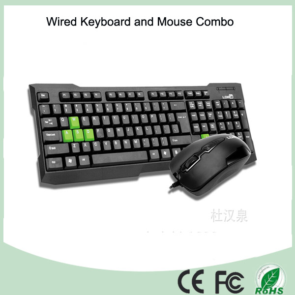 2016 Cheapest Wired Computer Combo Keyboard Mouse (KB-1688C)