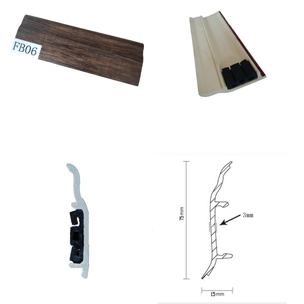 Flooring Accessories Waterproof PVC Skirting