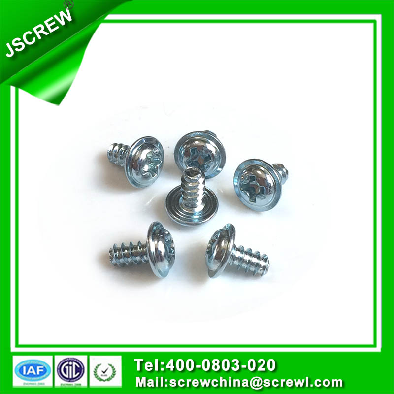 M3 Zinc Plated Pan Wafer Head Self Tapping Screw for Plastic