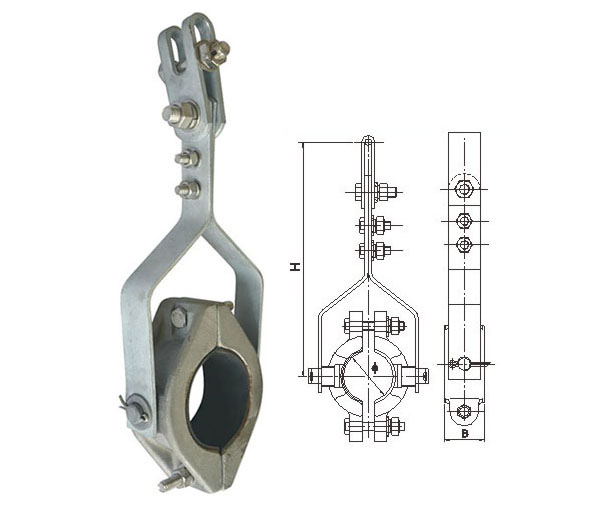 Jgx Type High Voltage Hanging Cable Cleat