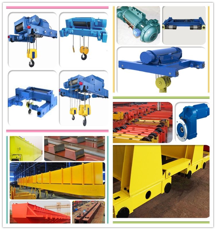 Widely Applied in Workshop Lh Type Double Girder Overhead Crane