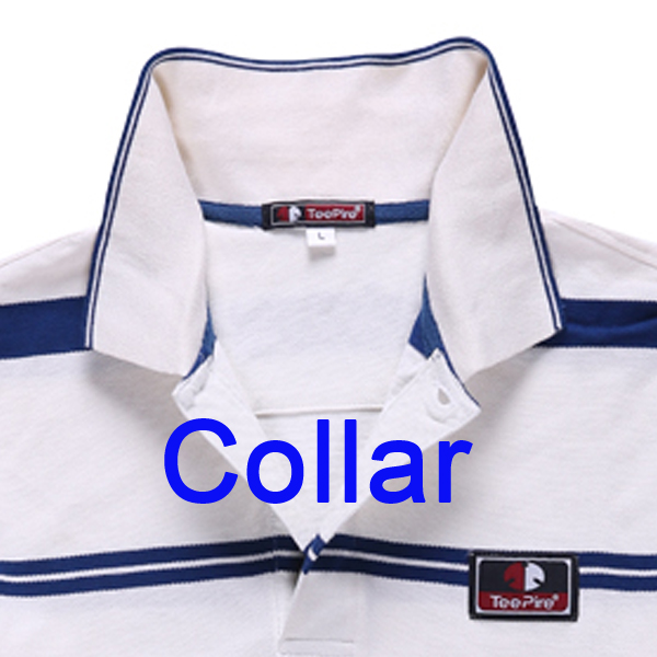 Cotton Stripes Golf Polo Shirt for Men