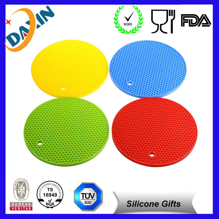 Promotional Silicone Cup Mat Custom Tea Cup Coaster Tableware Insulation Pad