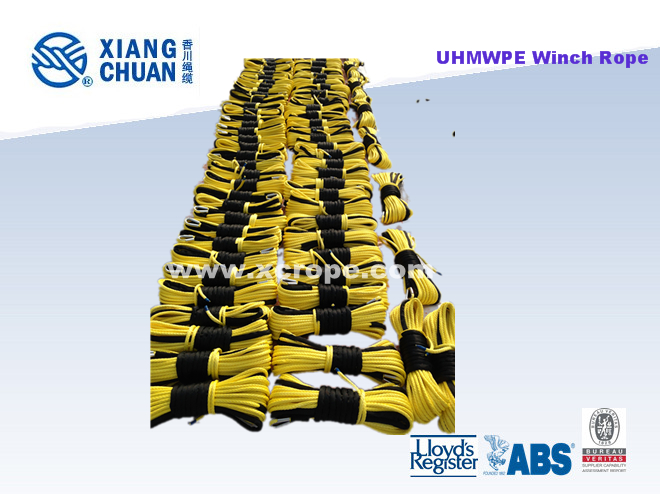 UHMWPE Yellow Winch Rope