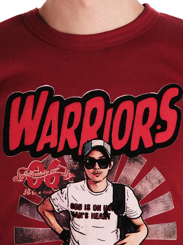 Red Color Screen Printing Fashion Custom Wholesale Cotton Men T Shirt