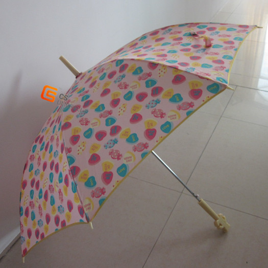 23*8k Straight Umbrella Auto Open with Fiberglass Ribs (YSS0001)