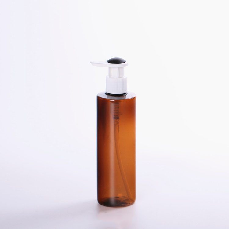 Brown Lotion Plastic Pump Bottle for Cosmetic (NB20003)