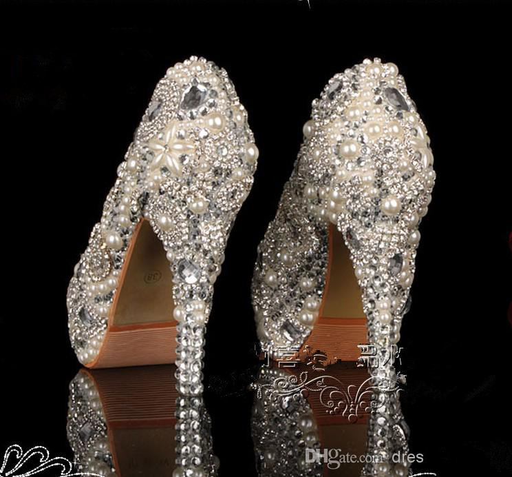 2016 New Design Ladies High Heel Wedding Dress Stiletto (HCY02-1512)