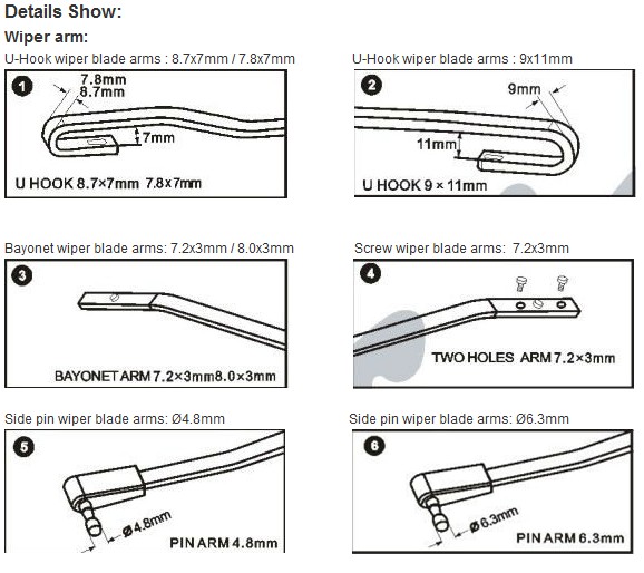 Universal Auto Accessories Frame Wiper Blade