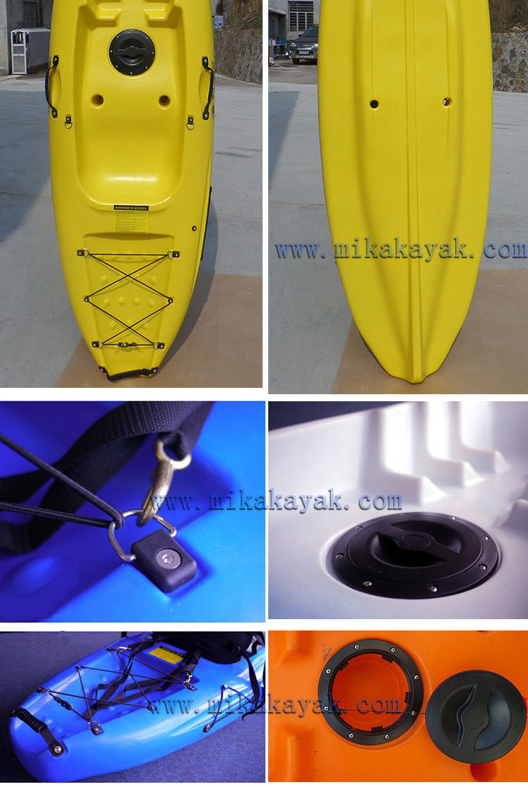 Single Seat Kayak Fishing Cheap Fiberglass Canoe Paddle Boats