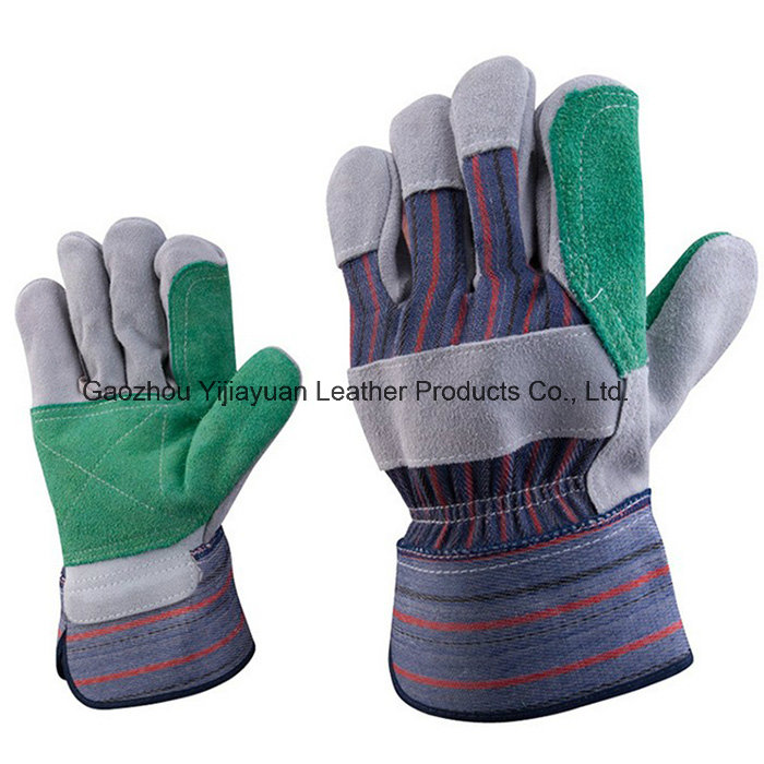 Cut Resistant Leather Safety Workers Working Gloves