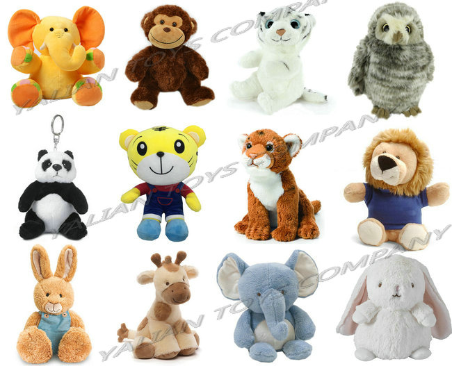 Wholesale Lifelike Wild Animal Soft Toy Stuffed Wolf Plush Toy