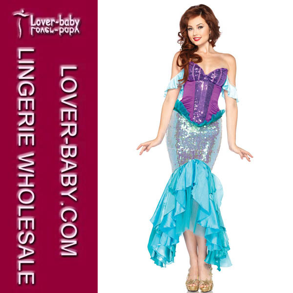 Prom Style Halloween Costume Lady Mermaid (L1403)