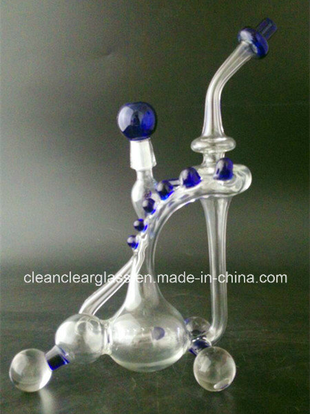 Creative Slim Cooler Recycler Water Pipe Oil Rig with Inliner Per and 14.5mm Joint