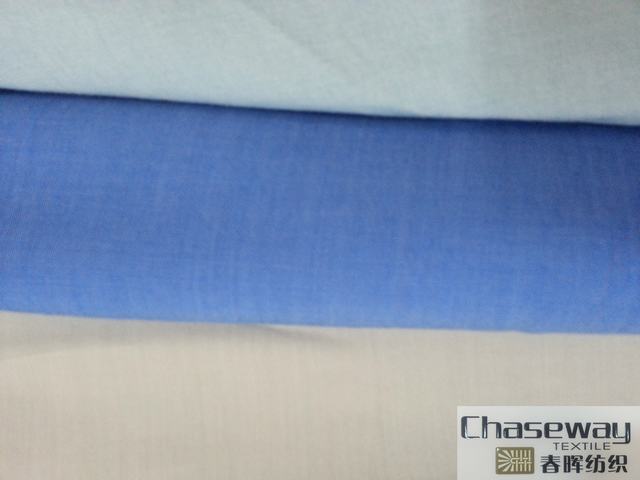 100% Cotton Fabric, 60s Tencel Like Washer Wrinkle Cotton Plain Fabric