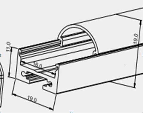 Hanging Suspending LED Linear Light Bar (1919)