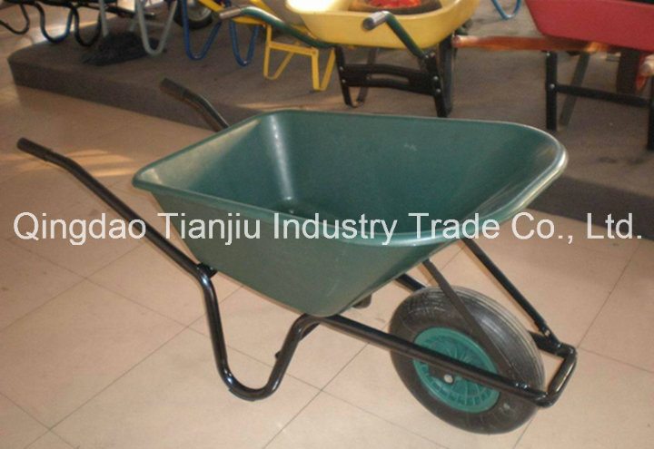 Plastic Wheelbarrow Wb6414t for Europe Market