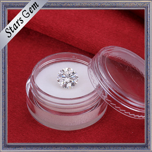 Pure White Color Synthetic Diamond Loose Moissanite for Jewelry Rings